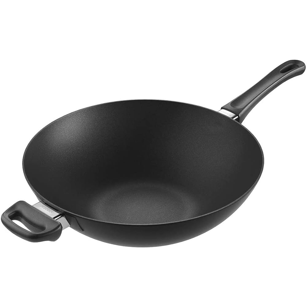 Scanpan Classic Series 32cm Wok Deep Frying Pan SCANPAN Denmark STRATANIUM+