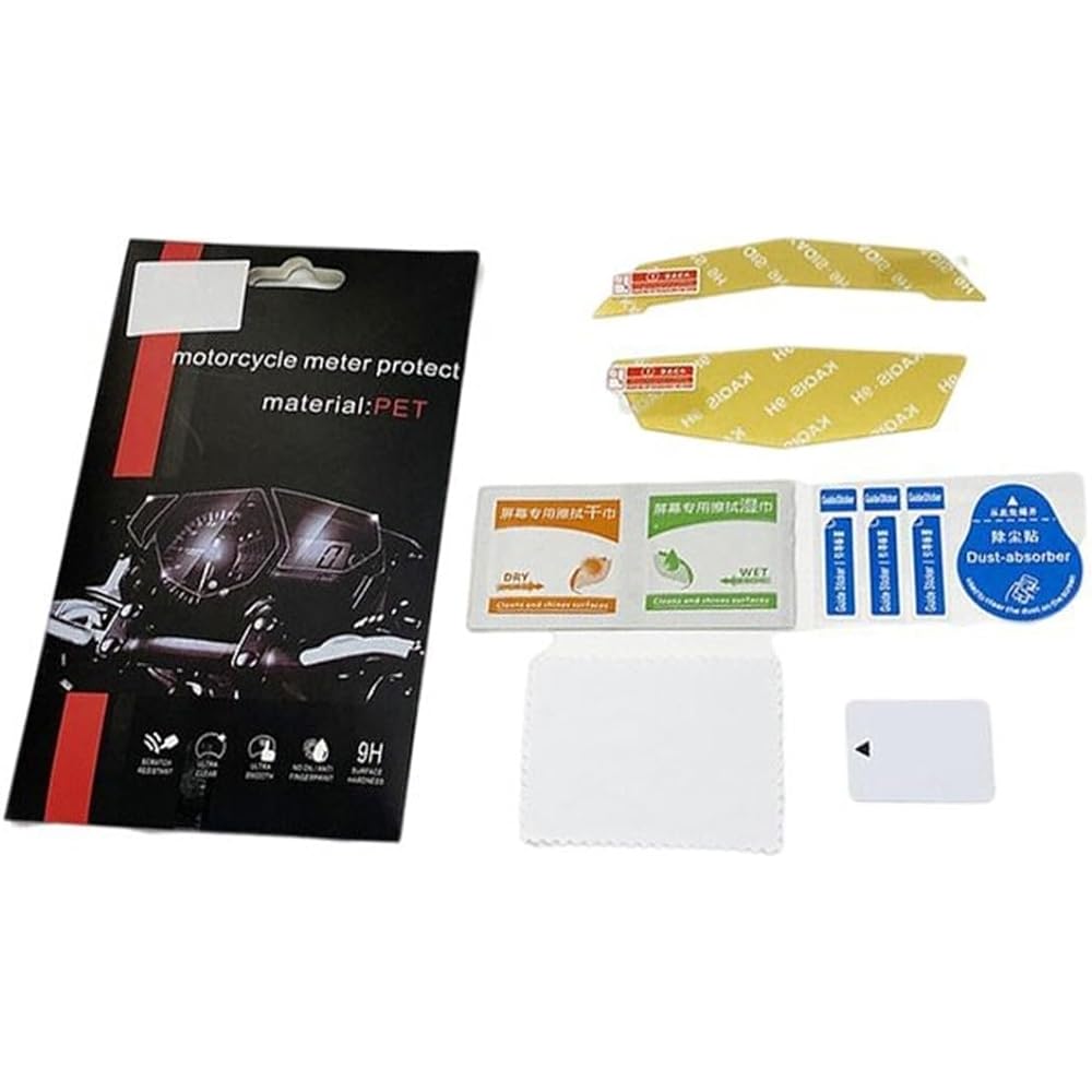 Fits for Kawasaki Z1000 2014-2021 Motorcycle Cluster Scratch Protection Film Screen Protector Dashboard Instrument (Color : 3pc)