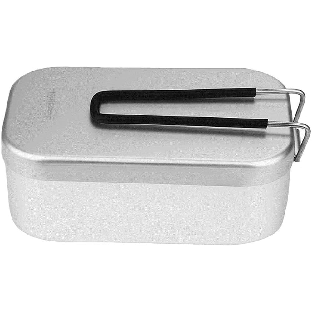 MiliCamp Mestin Set, Rice Pot, Camping Equipment, For Disaster Semi-automatic Rice Cooking, With Scale, No Deburring Required, German LFGB Food Safety Certified MR-250 (Regular)