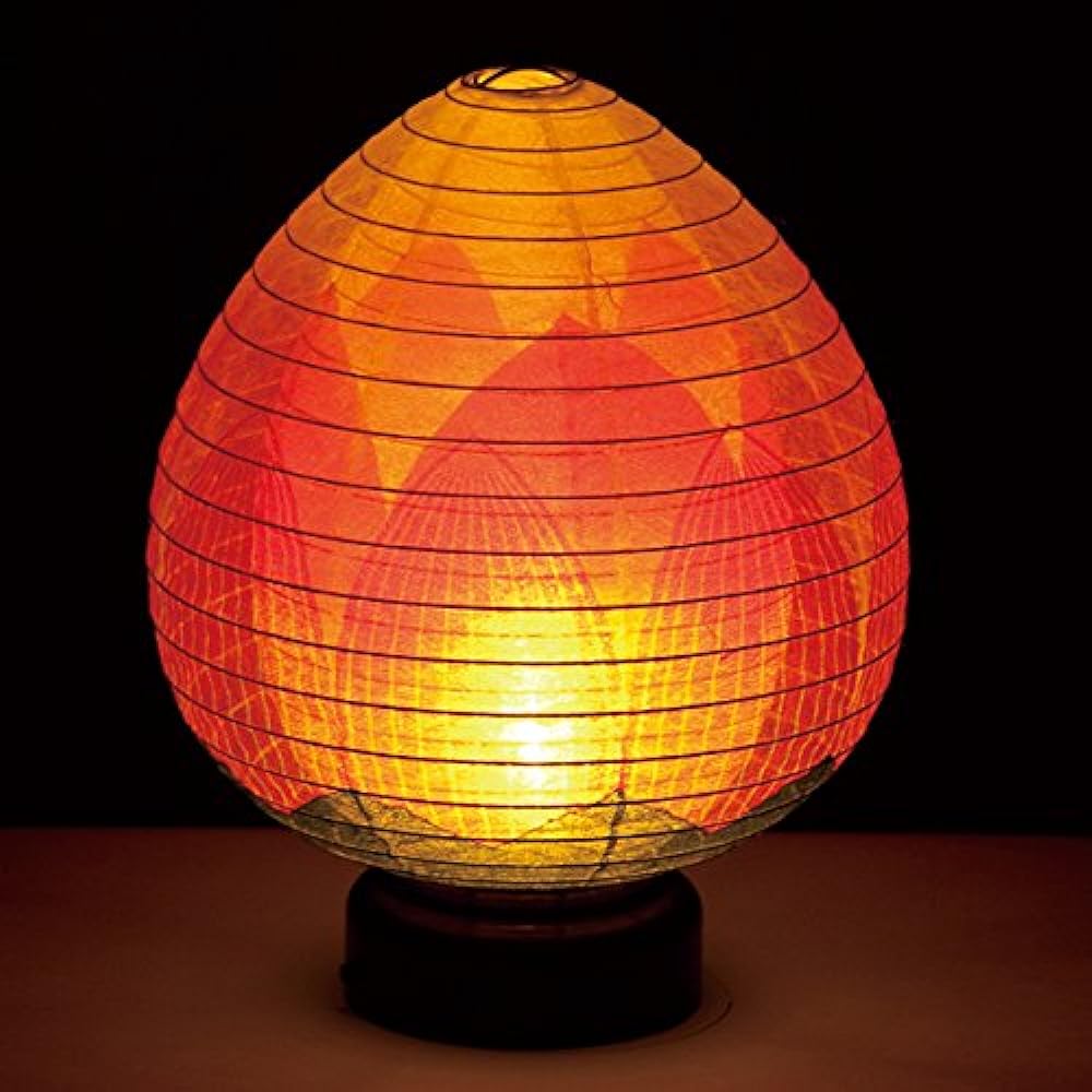 Kyoto Buddhist Altar Hayashi Bon Lantern Bon Lantern Modern [Yuka No. 2 LED Candle with Battery Light Cordless] Height 20cm [Kyoto Buddhist Altar Hayashi Cross Set]