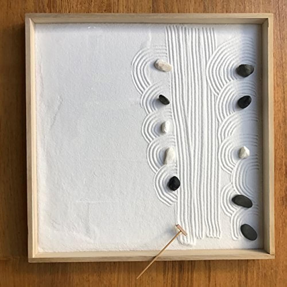 Karesansui set, gravel, large size