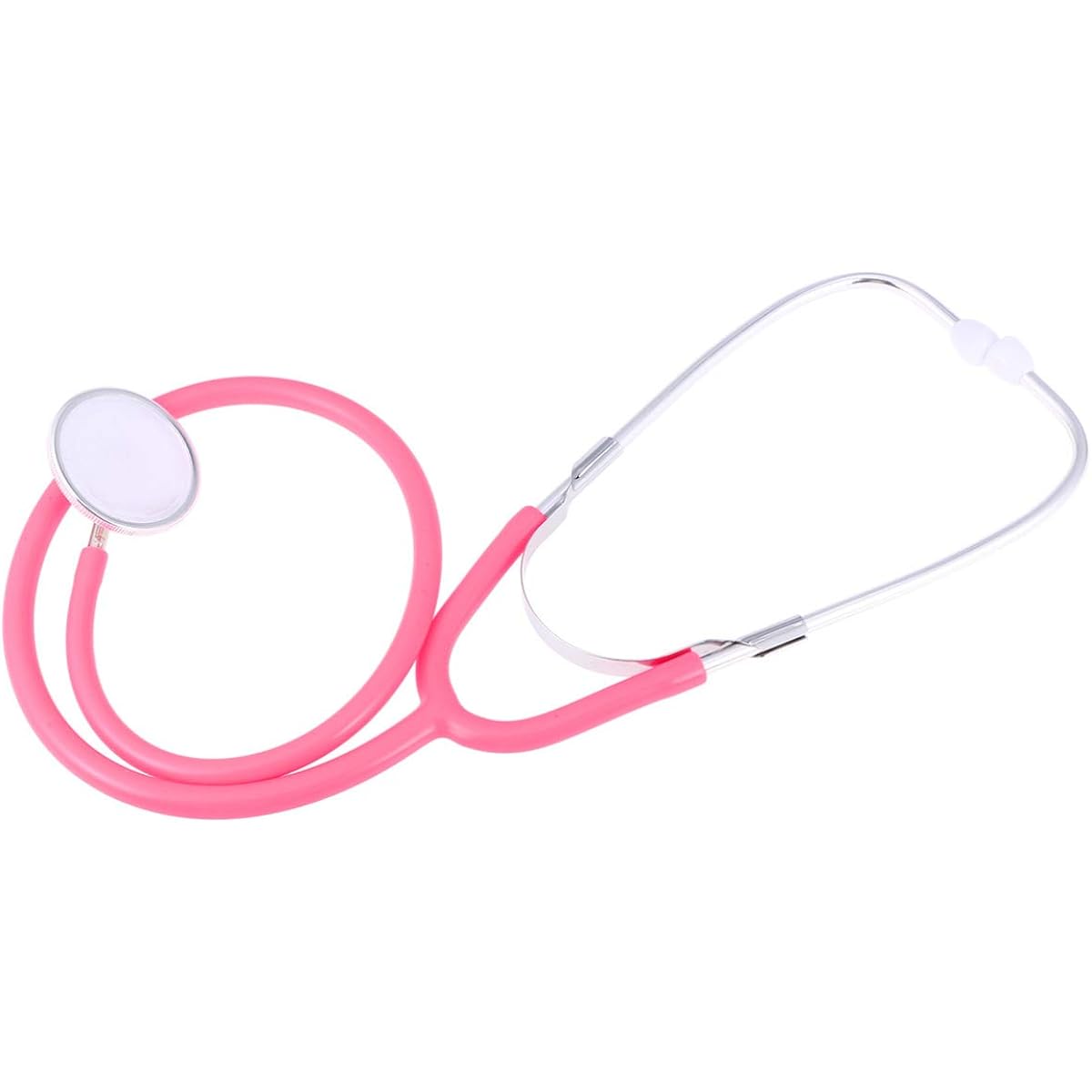 NUOBESTY Kids Stethoscope Simulation Medical Equipment Play Toy Real Working Nursing Stethoscope Role Play for Kids Virtual Stethoscope Play Doctor Set for Kids (Pink)