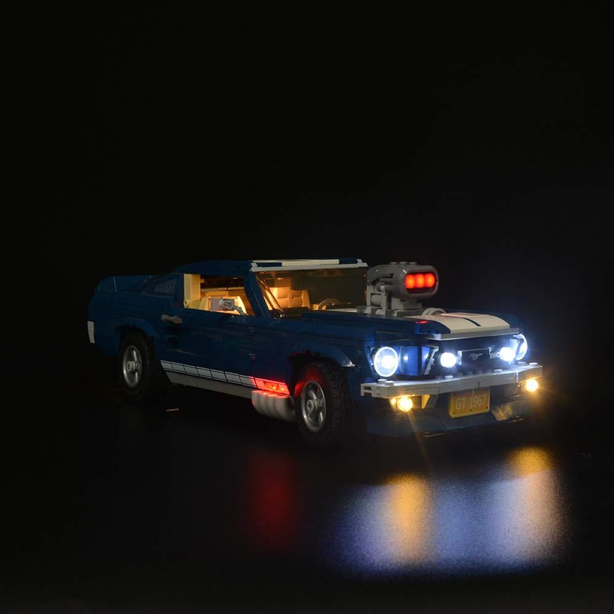 Kyglaring LED Light Kit Compatible with Lego 10265 - Light Set (Creator Mustang) Building Blocks Model (Model Not Included) (Standard Version)