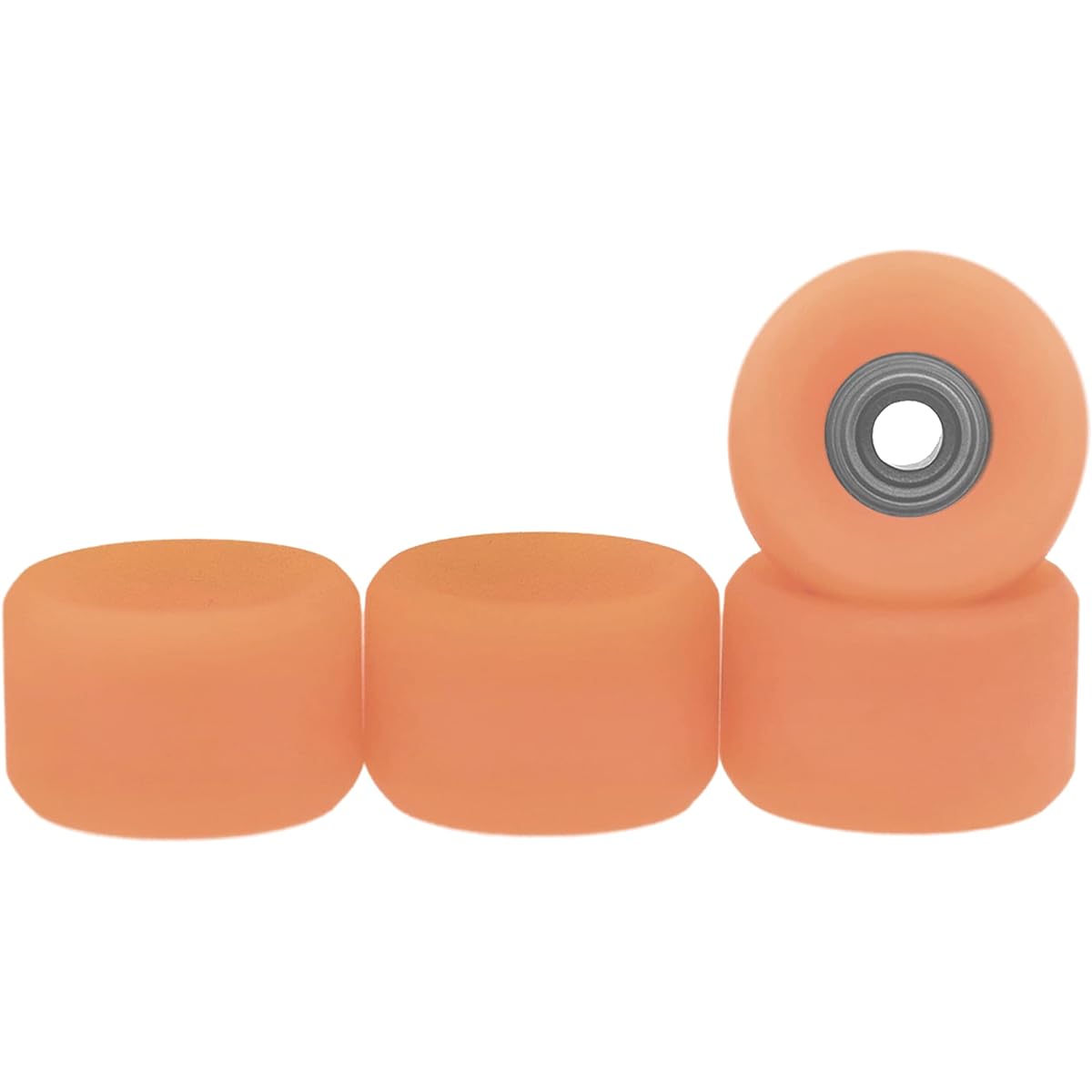 Teak Tuning Apex 61D Urethane Fingerboard Wheel - Slim Bowl Shape 7.5mm Diameter - ABEC-9 Stealth Bearings - Made in the USA - Coral Reef Colorway