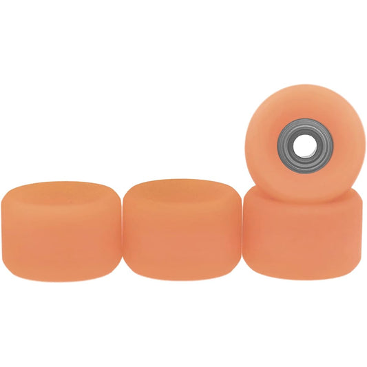 Teak Tuning Apex 61D Urethane Fingerboard Wheel - Slim Bowl Shape 7.5mm Diameter - ABEC-9 Stealth Bearings - Made in the USA - Coral Reef Colorway