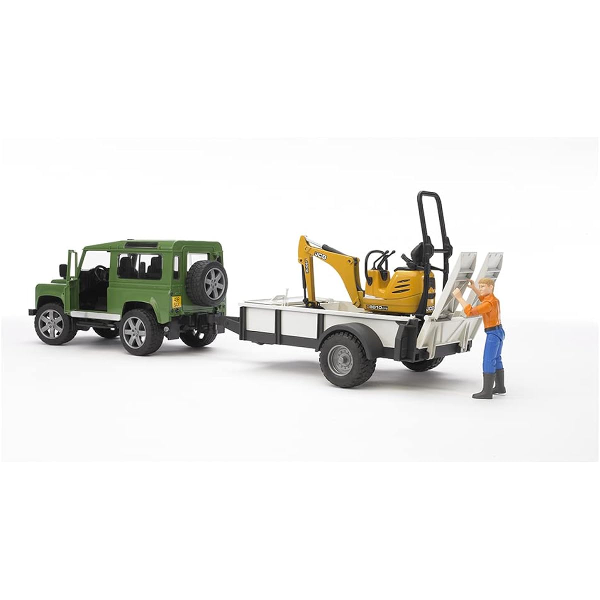 Bruder bruder Pro Series LandRover&JCB Micro Excavator BZ02593