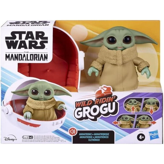 Compatible with Star Wars The Mandalorian Wildridin Riding Grogu Interactive Animatronic Figure