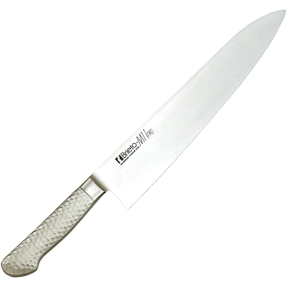 Kataoka Seisakusho Gyuto Knife Silver 240mm Made in Japan Brieto-M11pro Molybdenum Vanadium Steel M1104