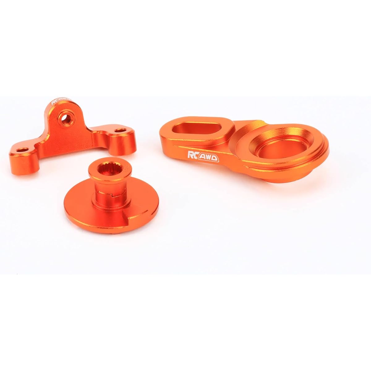 RCAWD Aluminum Servo Saver Assembly Steering Coupling Promoto-MX LOS261011 Upgrade Parts Orange