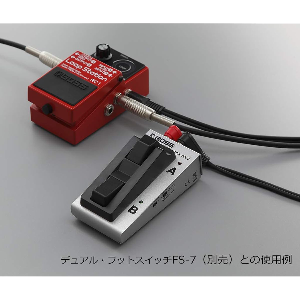 BOSS - Loop Station RC-1 + KORG Pitchclip 2 PC-2 + Marks Original Cross Set