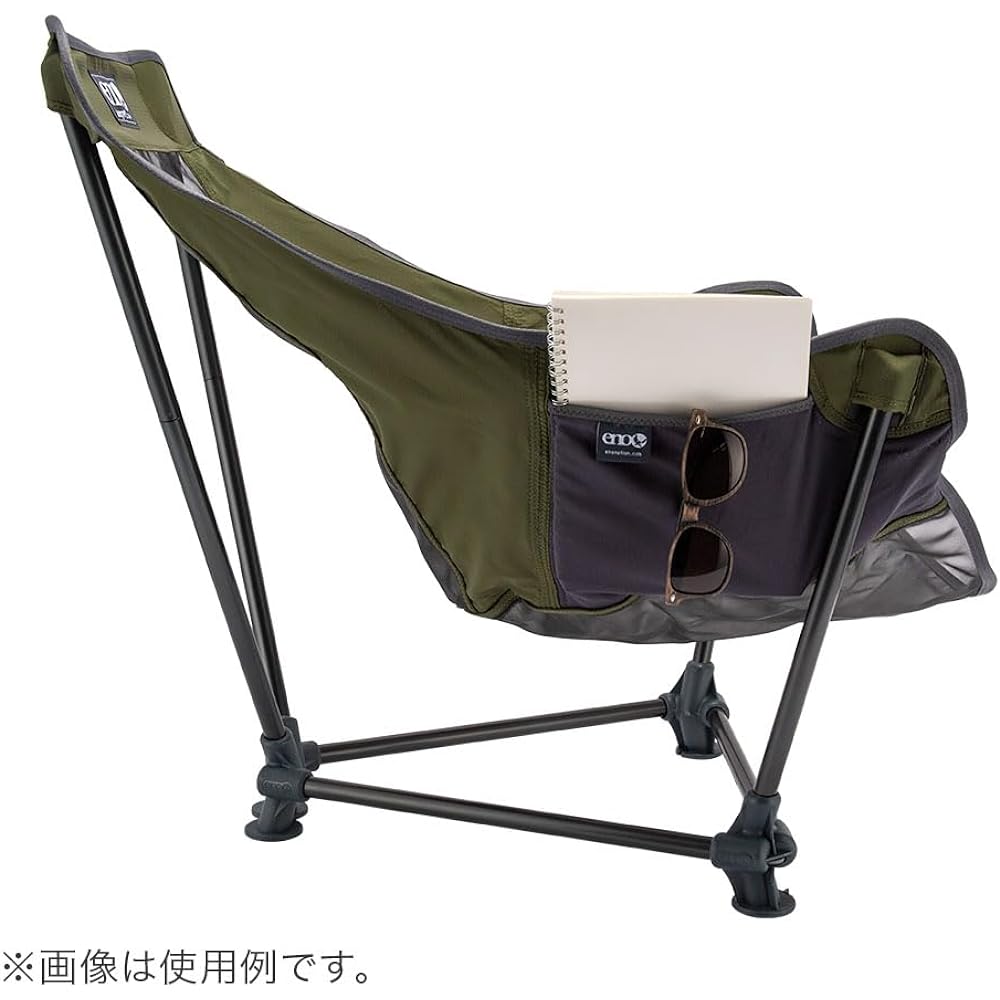 [Ino Eno] ENO Chair Outdoor Chair Lounger SL Chair Lounger SL092 Olive Chairs Camping Equipment Chair Folding Chair Lightweight Outdoor [Parallel Import]