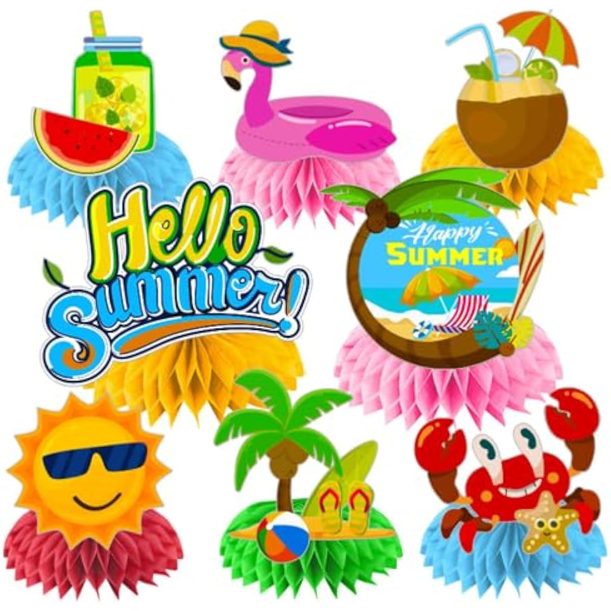 summer decoration honeycomb centerpiece