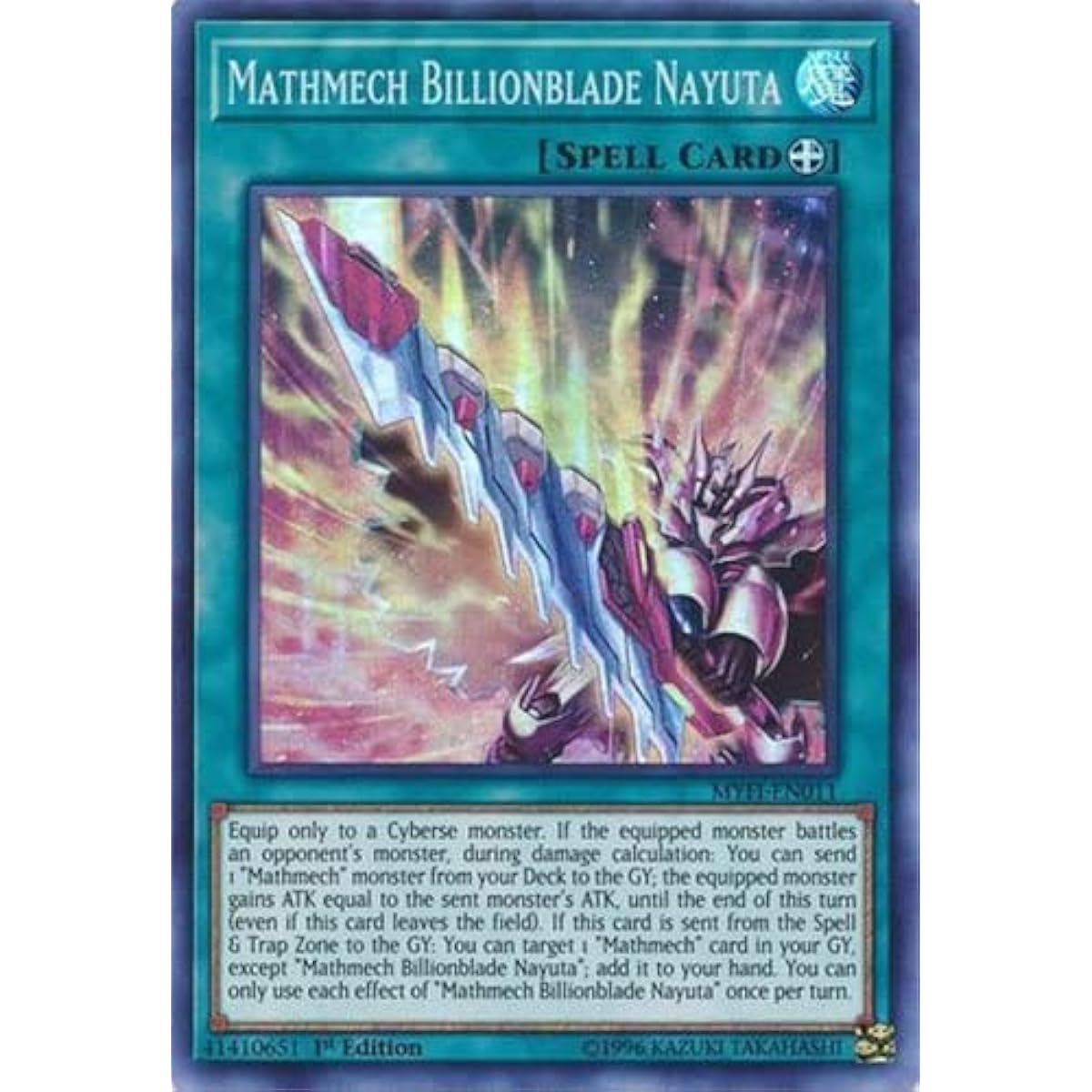 Mathmech Billionblade Nayuta - MYFI-EN011 - スーパーレア - First Edition