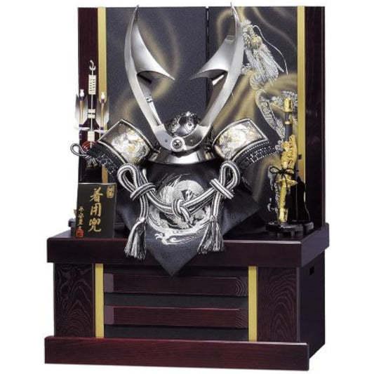 Wearable helmet storage decoration YN10GTKS Storage decoration May doll Toyohisa Wearable helmet storage decoration Made by Heian Toyohisa Hayato 25th size 502877