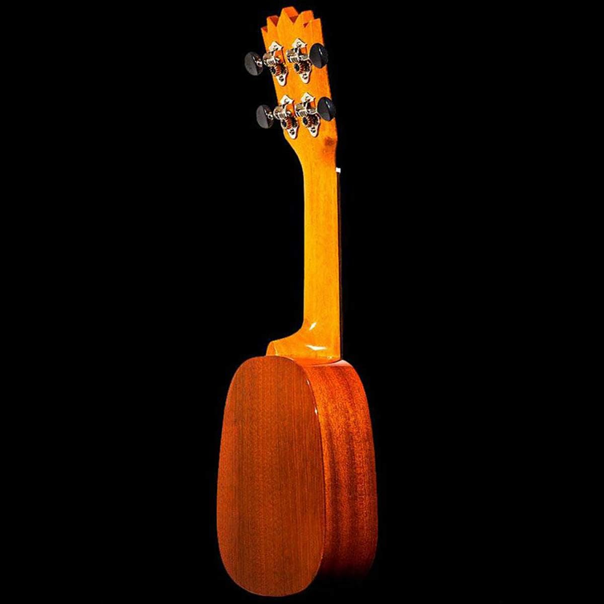 Ohana Ukuleles Small Soprano (Sopranissimo) Size Mahogany Pineapple Shape TTPK-25G All Solid Mahogany