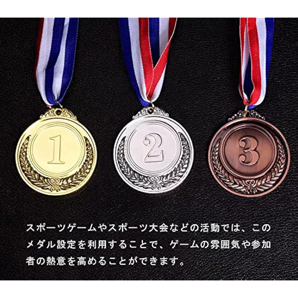 Metal Award Medal Gold Winner Medal Award Winner Prize Sports Day Festival Company School Sports Tournament Event Reward (Approx. 5cm Diameter)