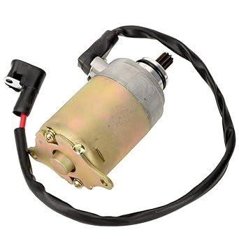 HIAORS 9 Teeth Starter Motor GY6 Carter Talon Yerf Dog 150cc Go Kart 125cc Taotao SUNL Baja Ice Bear Tank Roketa 152QMI 157QMJ Engine Joan Way Scooter ATV Moped Quad 4 Wheel Vehicle