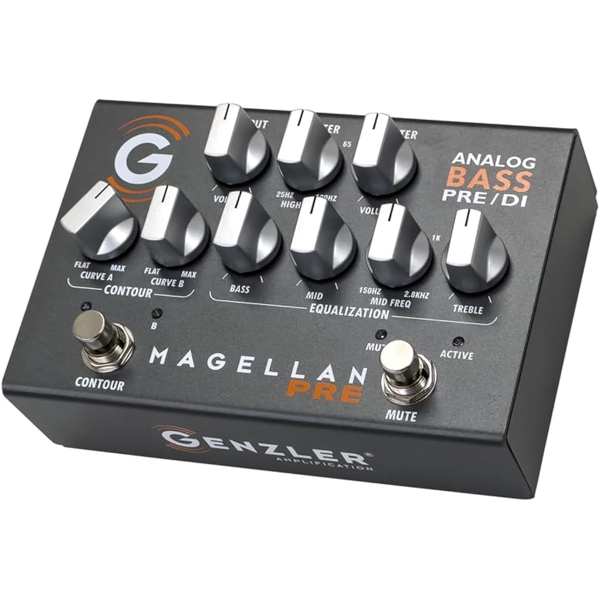 GENZLER Bass Preamp/DI Pedal - MAGELLAN PRE ANALOG BASS PRE/DI PEDAL