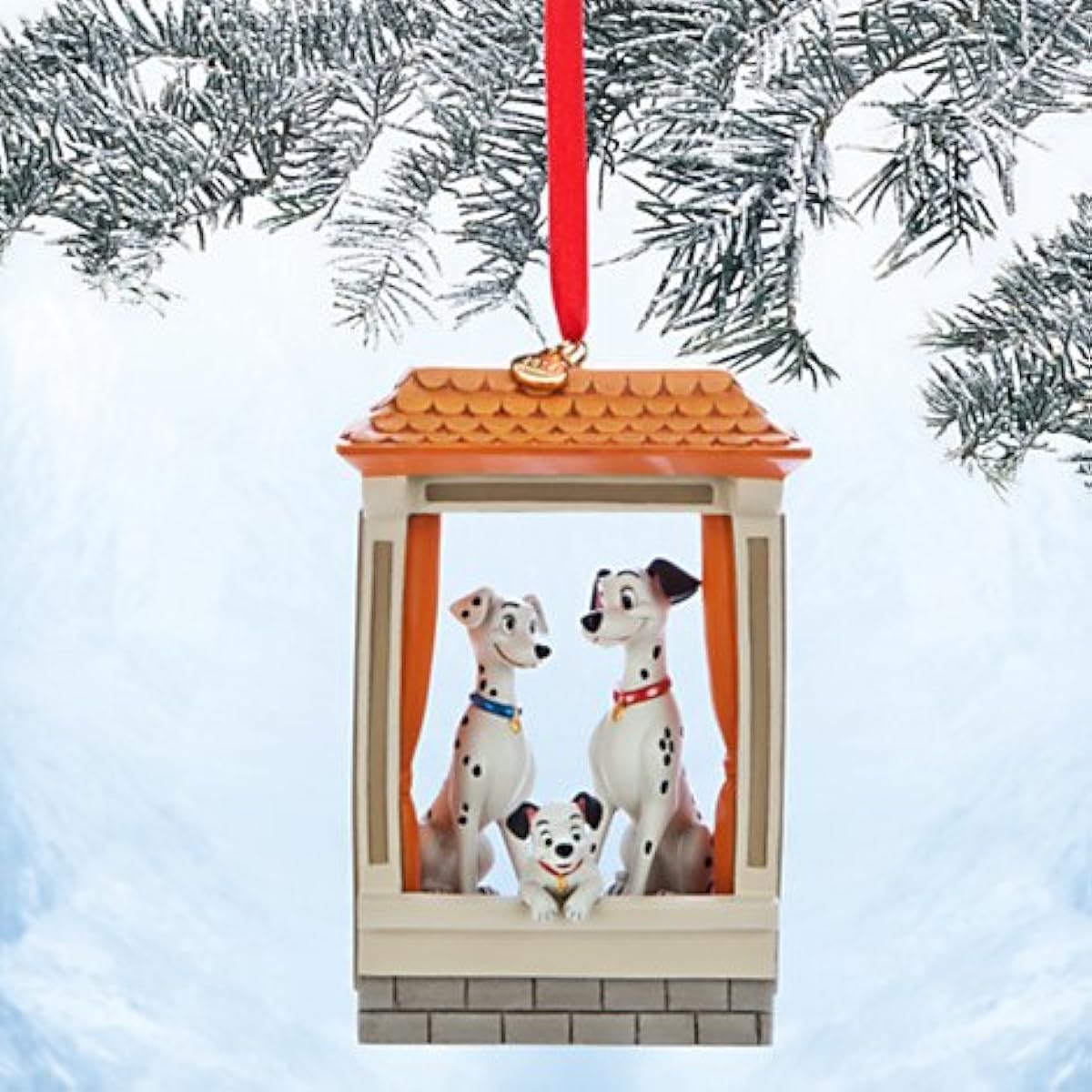 Pongo、Perdita and Lucky Sketchbook Ornament – 101 Dalmatians