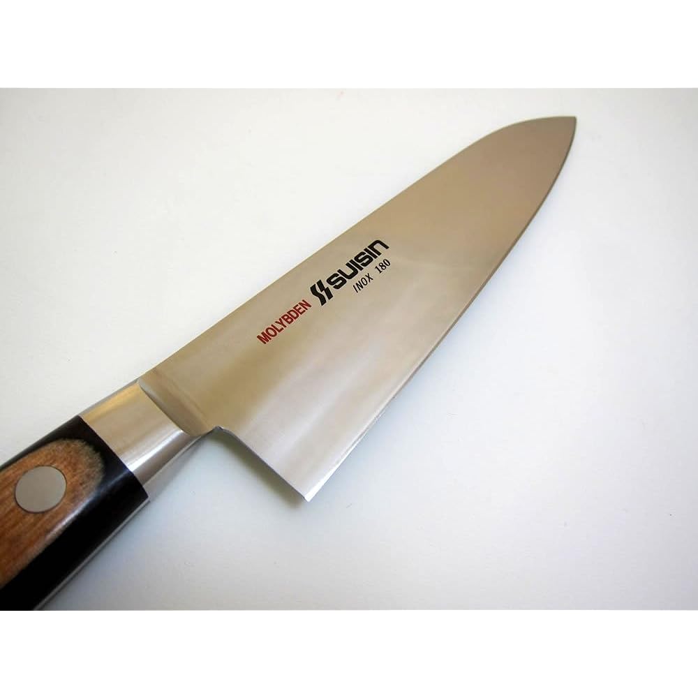 Authentic Sakai Knife Dotcom "Suishin SUISIN INOX Western Knife Series" [INOX Steel] Santoku Gyuto 180mm