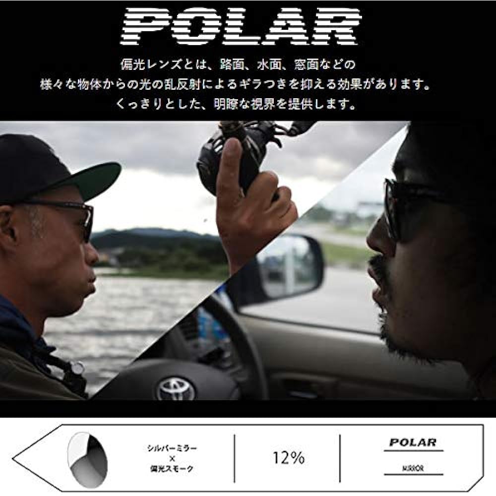 OUTLAND Sunglasses OL-402 SELENGA Silver SIL Silver Mirror x Polarized Smoke Foldable Selenga Outland Yamamoto Optical Polarized Sunglasses Fishing Fishing [C1] [K1]