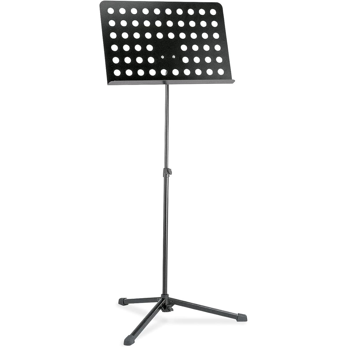 K&M Orchestra Music Stand Steel Surface (Perforated Specification) [12179] Color: Black