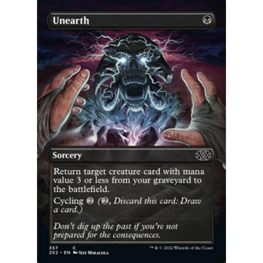 Magic: The Gathering - Unearth (357) - Borderless - Double Masters 2022