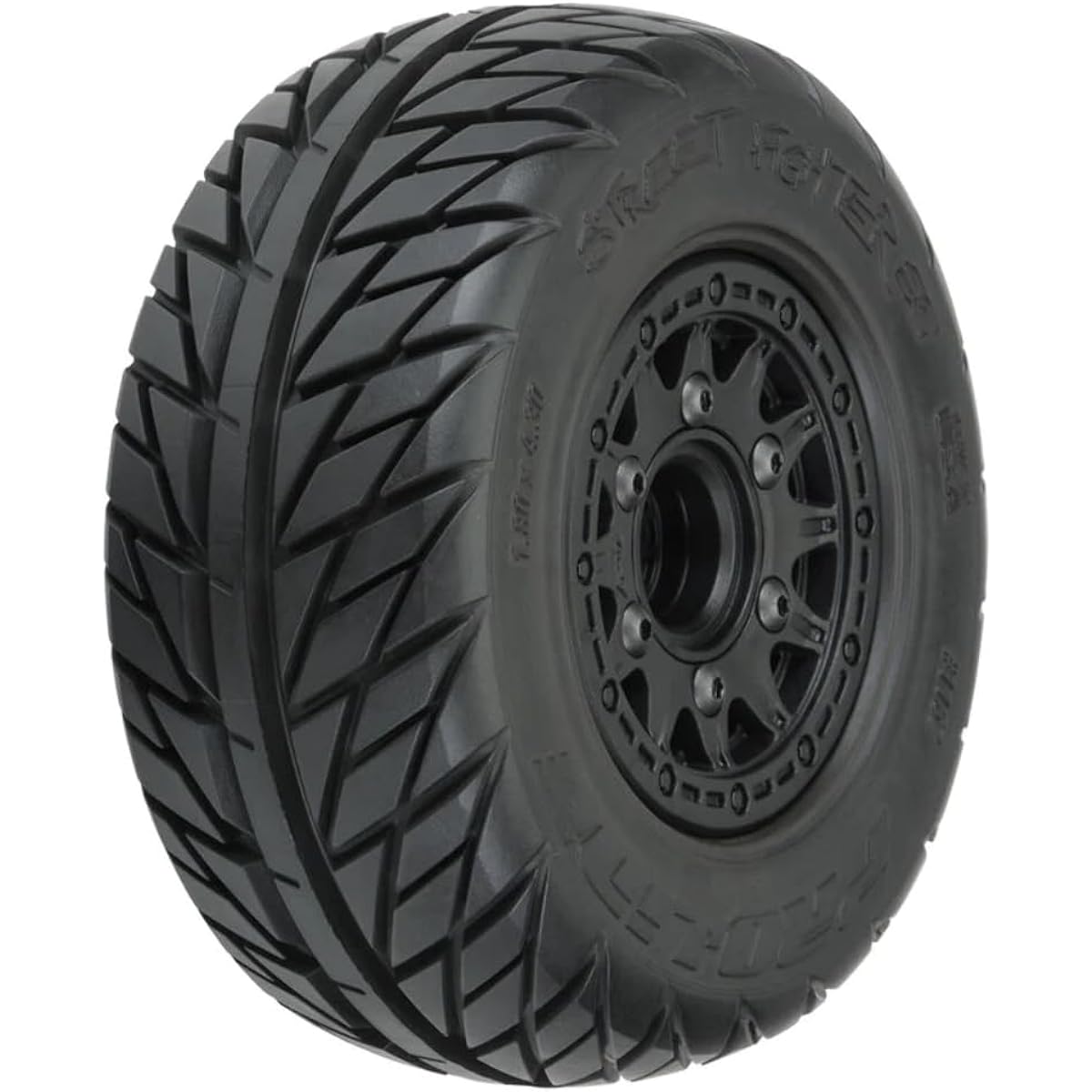 Pro-line Racing 1/10 Street Fighter Fr/Rr 2.2"/3" SC Mount 12mm Black Raid 2 PRO116710