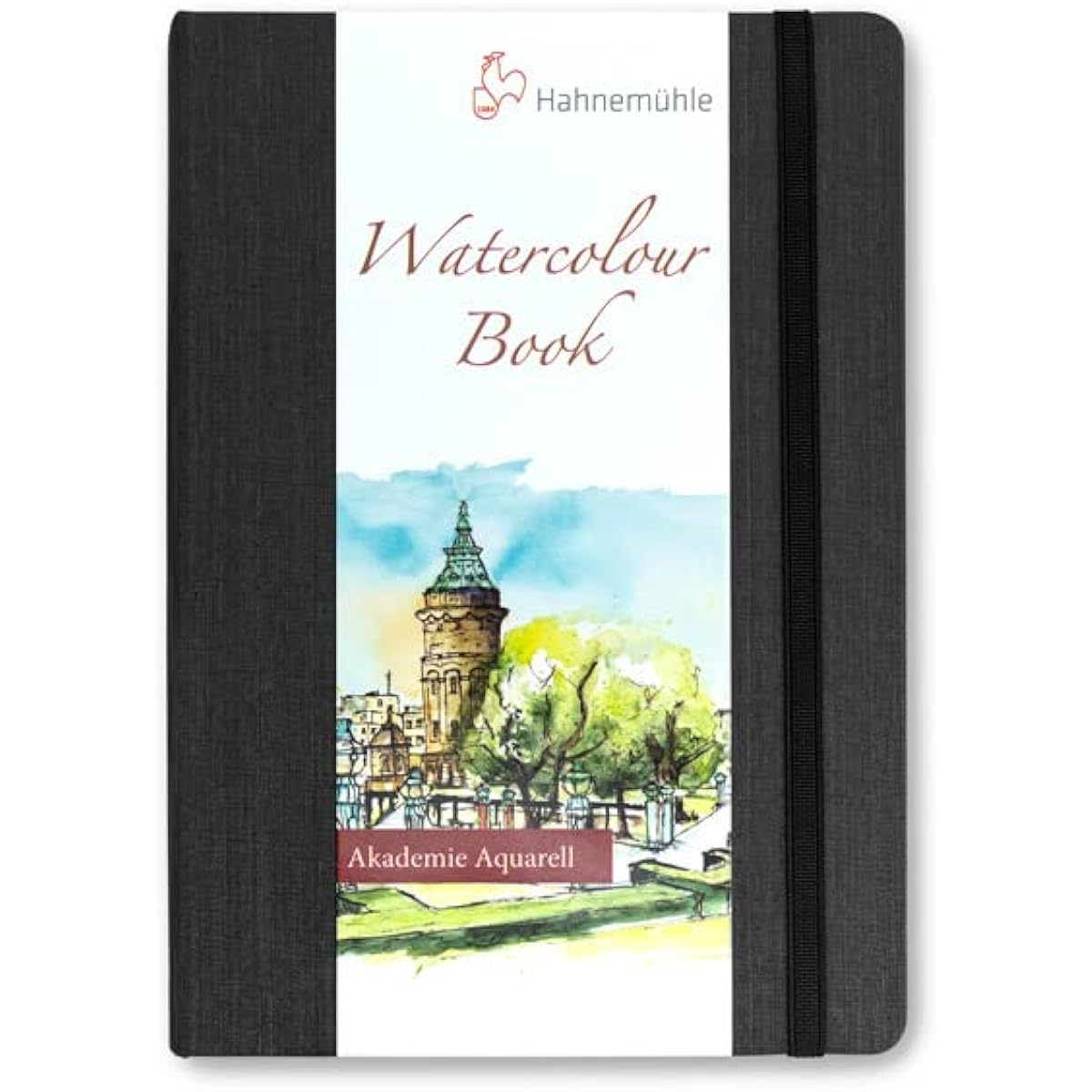 Hahnemühle Travel Book Watercolor Paper 200g 30 Sheets Binding 60 Pages Notebook-style Sketchbook (A4 Size Landscape)
