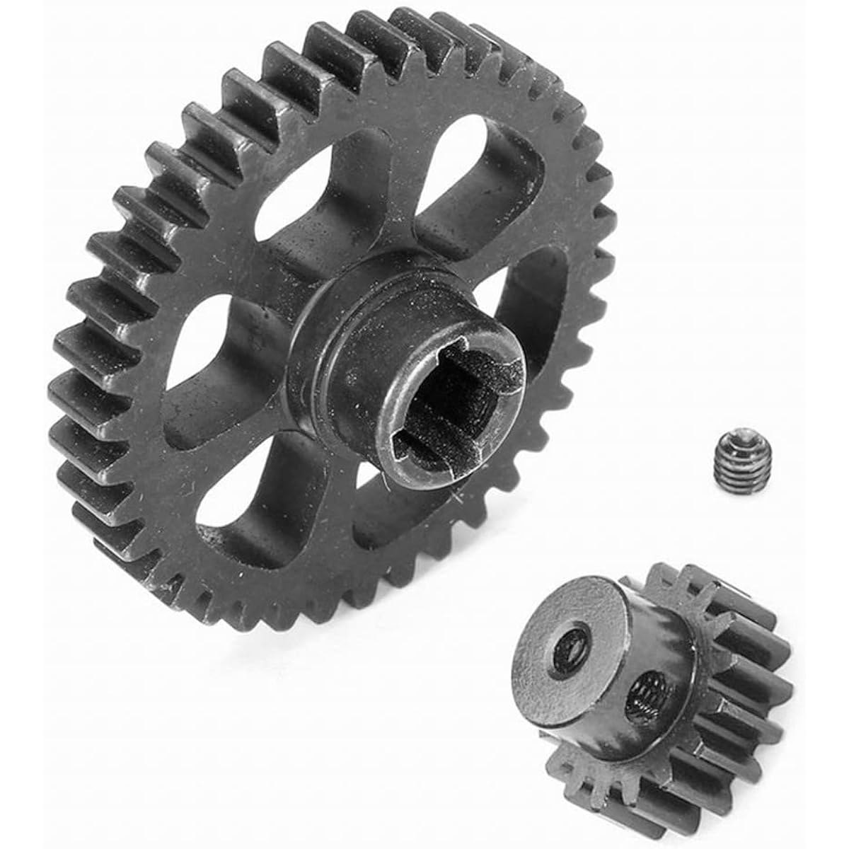 Stihl 38T Diff Main Gear & 17T Motor Pinion Gear Spare Parts for RC WLtoys 1/18 A959 A949 A969 A979 K929