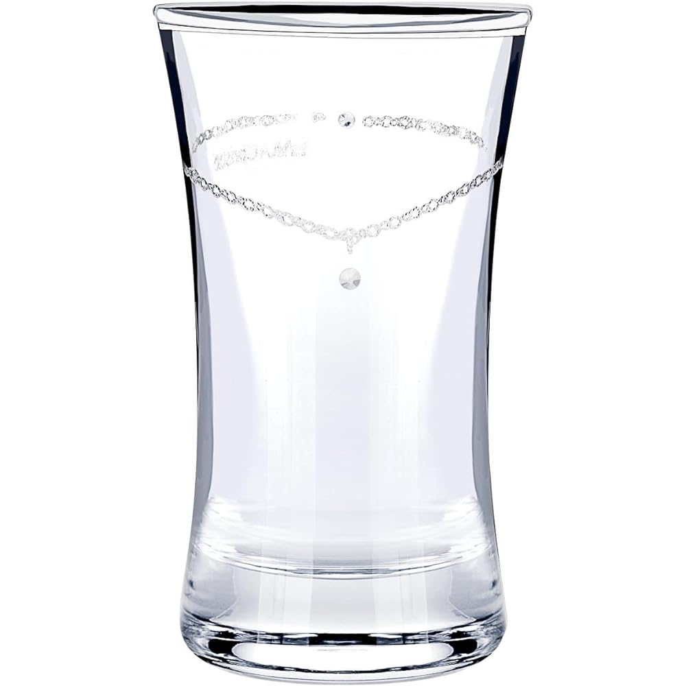 [Lara Christie] Ochoco Set Liquor Glass Shot Glass Pair Glass Gift Platinum Gold Edge Wrap 90ml lh-84-0005p