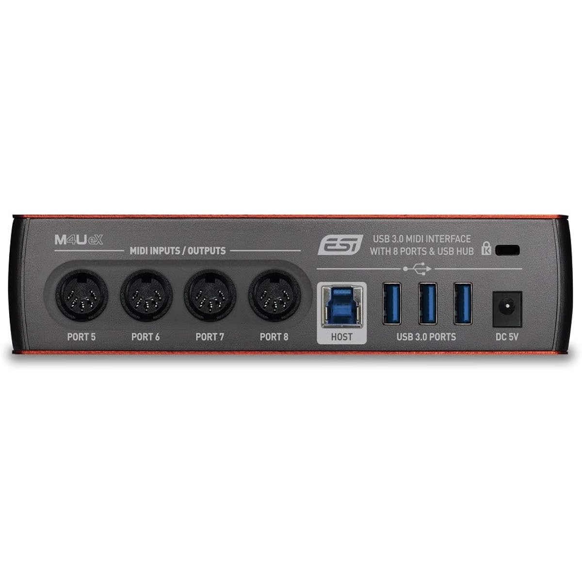 ESI M4U eX [USB 3.0 MIDI interface] 8 ports IN/OUT dual use