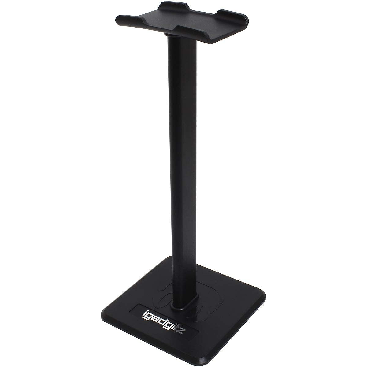iGadgitz U6978 Universal Headphone Stand Aluminum Alloy Headphone Holder Stand for Home Office Game Room Bedroom Studio Black