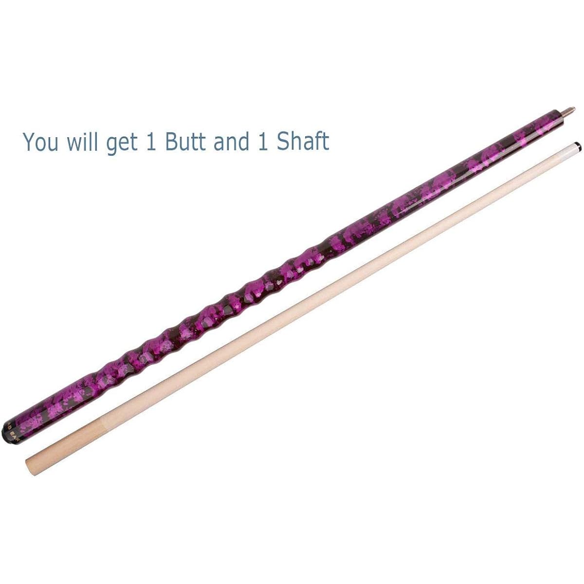 AB Earth 58" Pool Cue/Pool Stick Ergonomic Hardwood Canadian Maple Billiard Cue 19-21oz 13mm Tip