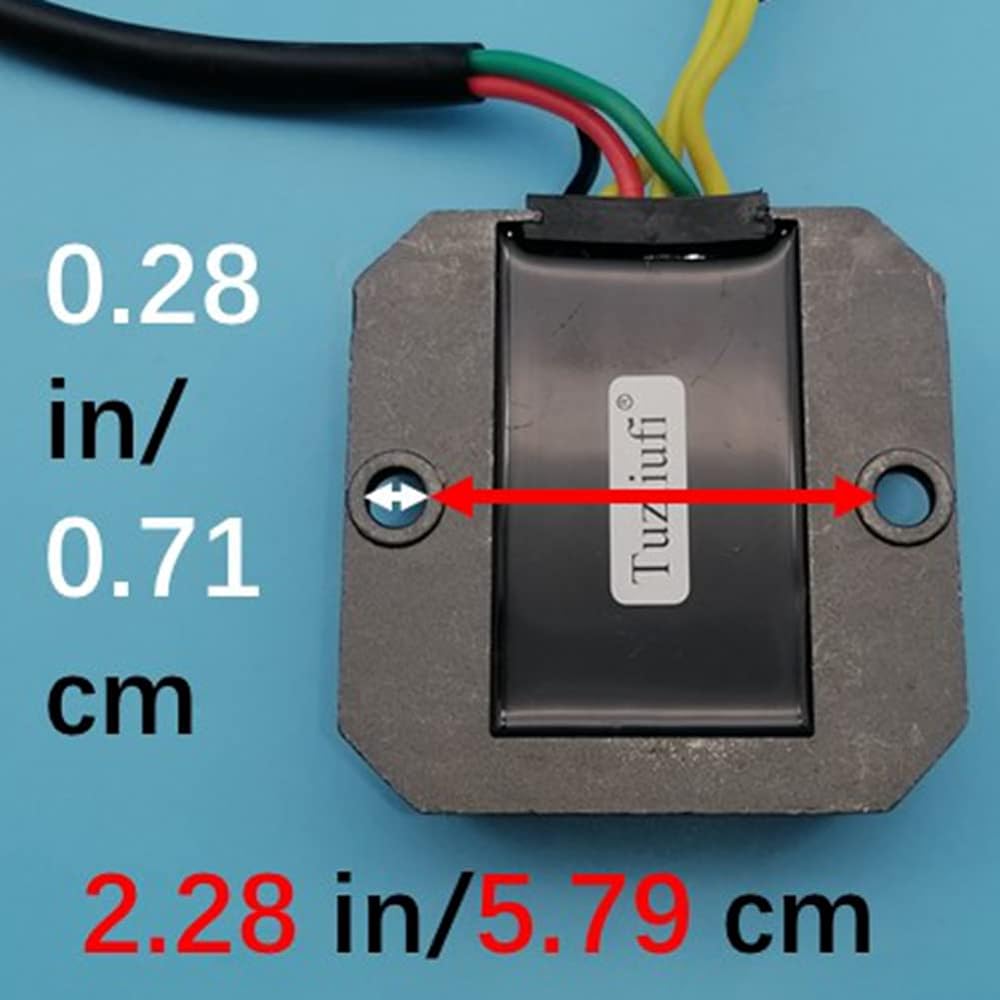 Tuzliufi Replacement Voltage Regulator Rectifier ATV Yamaha Grizzly YFM300 Yfm Can-Am DS Kymco Mongoose MXU 150 250 270 300 Arctic Cat Utility EFI L/C 2003-2010 2011 2012 2013 2014 2015 2016 2017 Z62