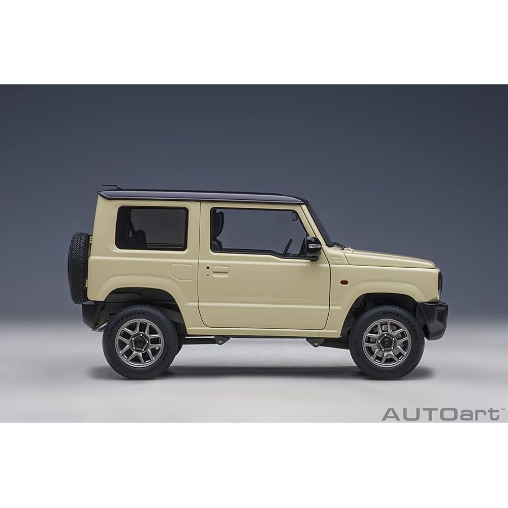 AUTOart 1/18 Suzuki Jimny (JB64) Ivory Metallic/Black Roof Finished Product 78500