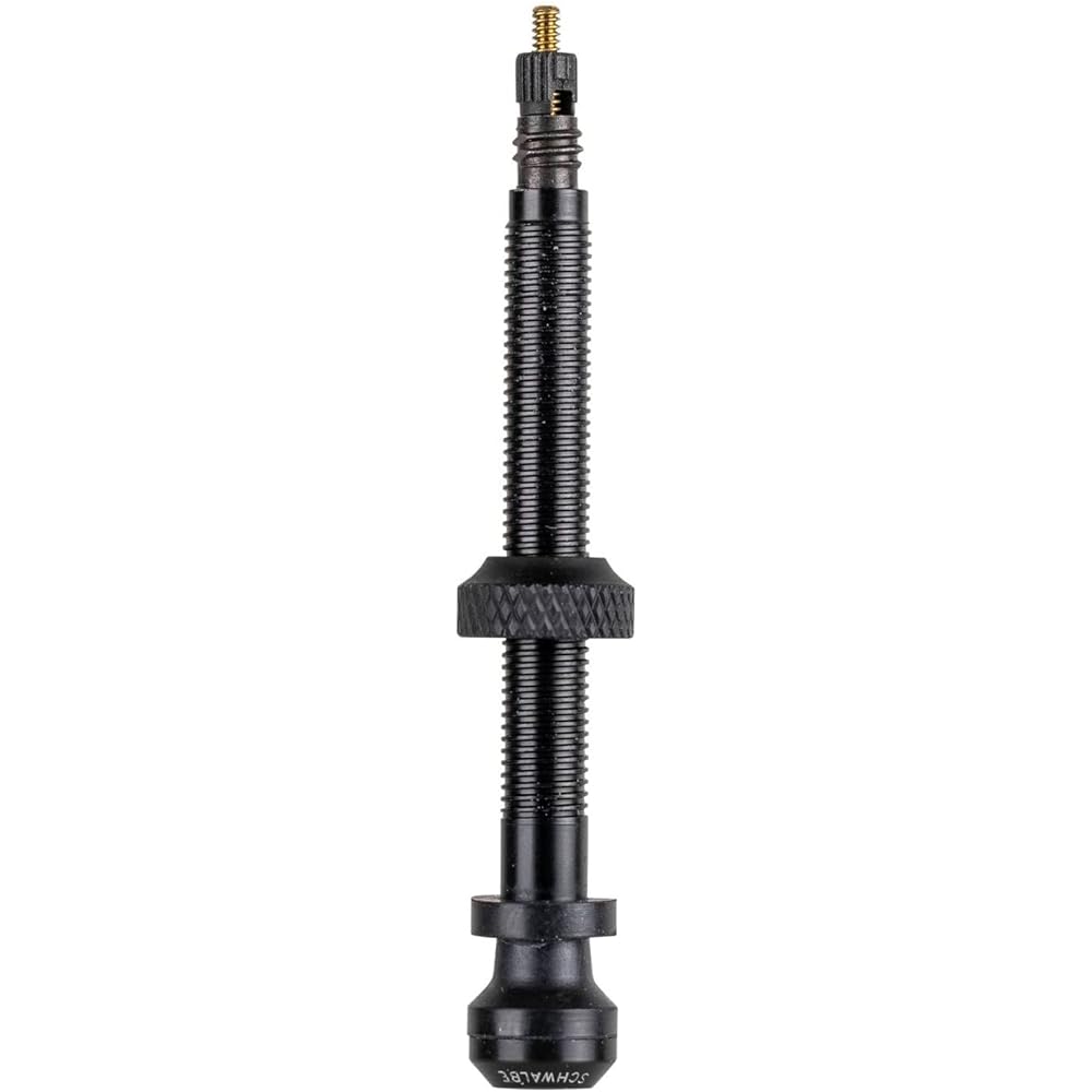 SCHWALBE [Genuine Product] SCHWALBE Tubeless Valve 3471 For Bicycles Black Valve Length 60mm