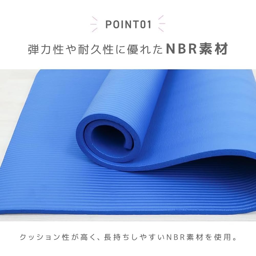 Yoga Mat 15mm Cushion Training Mat Exercise Mat Yoga Mat Pilates Diet Stretching Exercise Core Training Abs Pelvic Correction Storage Case Included