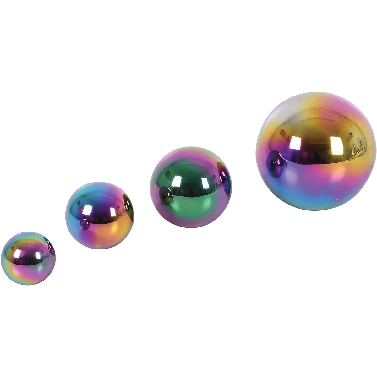 TickiT 72221 Sensory Reflective Color Burst Balls, Set of 4