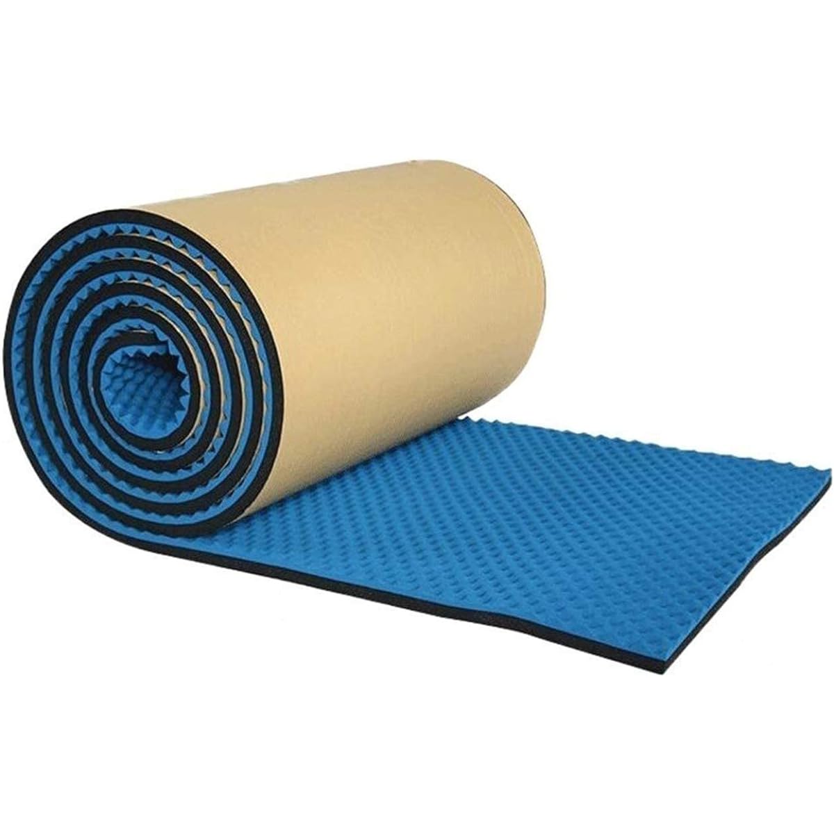 Drum Room Soundproofing Foam Volume Self-Adhesive Easy Installation Sound Absorbing Cotton Bedroom Living Room Acoustic Foam (Orange) (Blue)