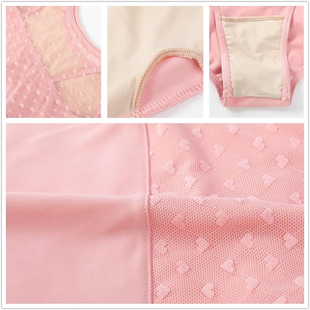 Floralover Ballet Leotard Adult Leotard Ballet Women's Ballet Practice Wear Girls Fitness Wear Women's Gymnastics Wear Dancewear Ballet Dance Shape Clothing Interlocking Dance Clothes