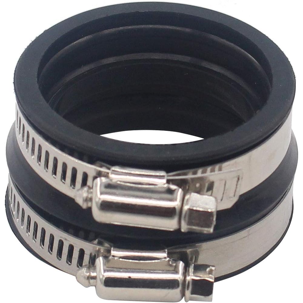 MOTOKU Intake Manifold Carburetor Boot Flange Curve Holder with Clamp for Can-Am Bombardier DS650 X Baja ATV