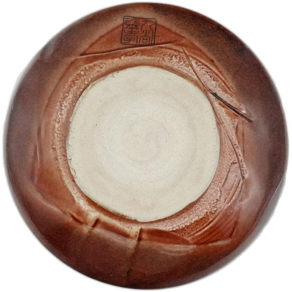(Limited stock) Kutani ware matcha bowl, gold glaze, red A (in presentation box), pottery, made in Japan