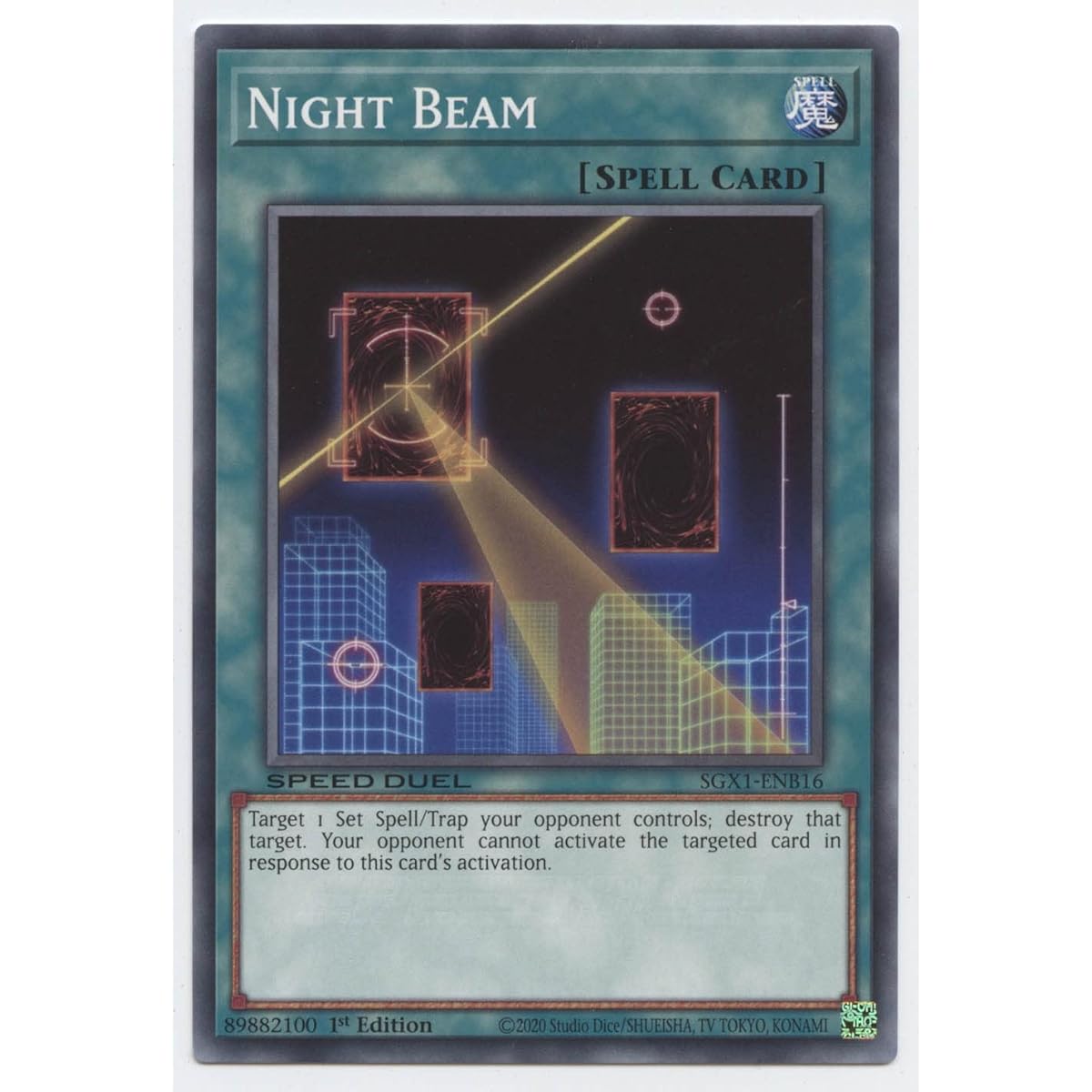 Night Beam - SGX1-ENB16 - Common - 1st Edition.