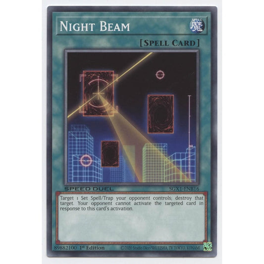 Night Beam - SGX1-ENB16 - Common - 1st Edition.