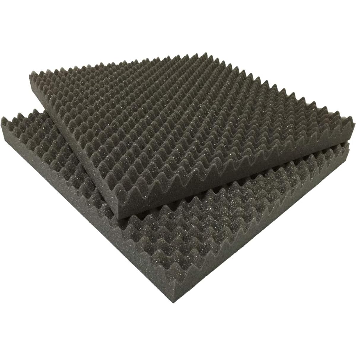 Urethane sound absorption board ZS, uneven wave pattern, thickness 40mm, size 1000mm x 1000mm, 4 pieces [Made in Japan with peace of mind]