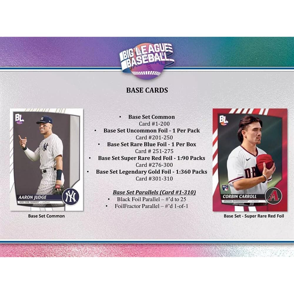 2023 Topps Big League Baseball Hobby Box Topps Big League Baseball Hobby Box [Parallel Import]