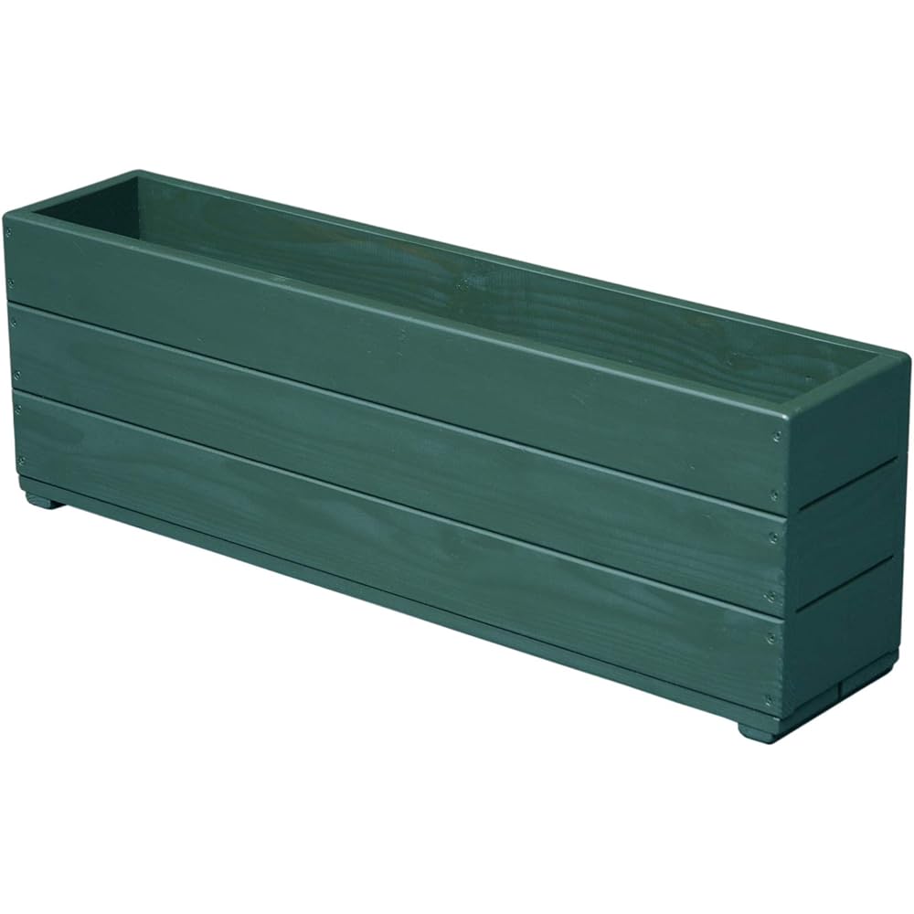 Welcome Wood Wooden Slim Planter SPD60-CB CB Cafe Brown Length 60cm Depth 19cm Height 30cm Capacity 22L