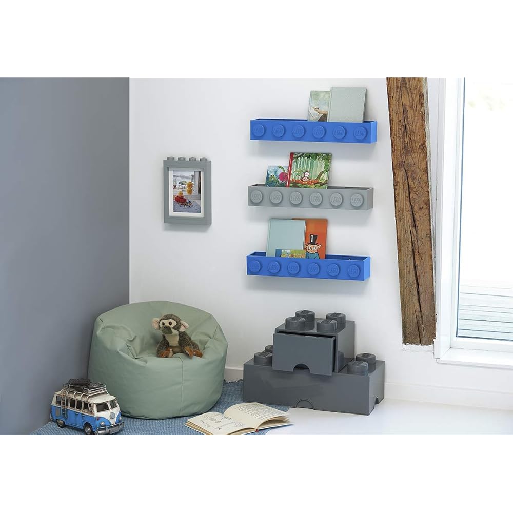Room Copenhagen Lego Wooden Book Rack Soap Treated Oak 41120900 Wall Hanging Rack
