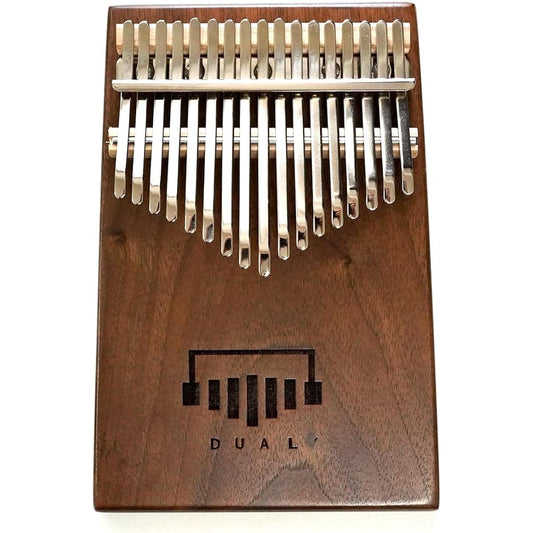 April Yang Dual D1 Kalimba, made of walnut wood and equipped with a pickup, genuine Japanese product
